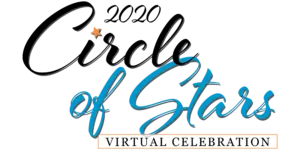 2020 virtual celebration featuring a circle of stars symbolizing unity and hope
